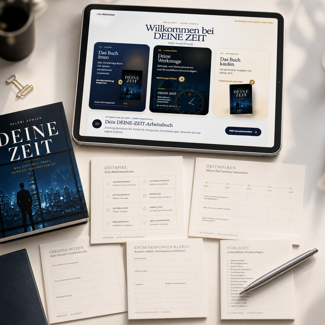DEINE ZEIT – Interaktive Sonderedition – Einblick in Arbeitsmaterialien und persönliche Anwendung