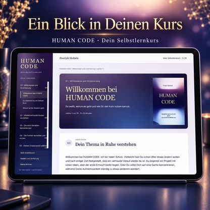 HUMAN CODE – Der Selbstlernkurs