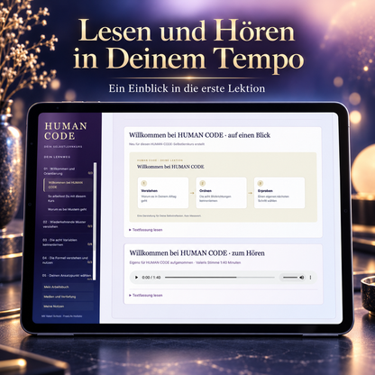 HUMAN CODE – Der Selbstlernkurs