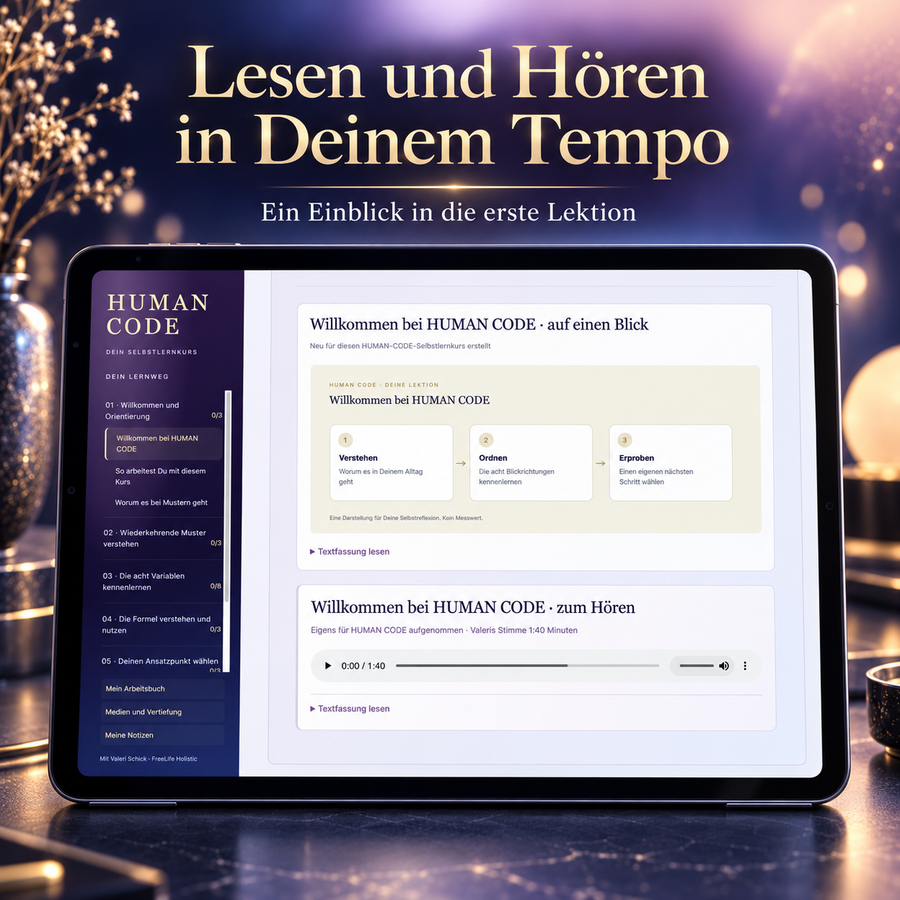 HUMAN CODE – Der Selbstlernkurs