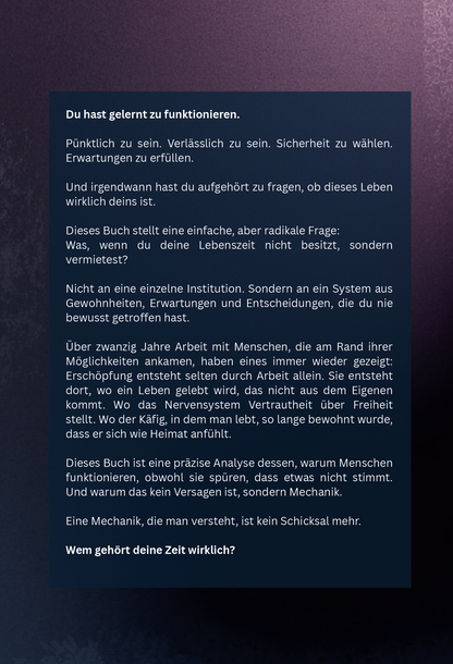 DU BIST NUR GEMIETET: Warum dein Leben nicht dir gehört und was dein Nervensystem längst weiß – Buchcover