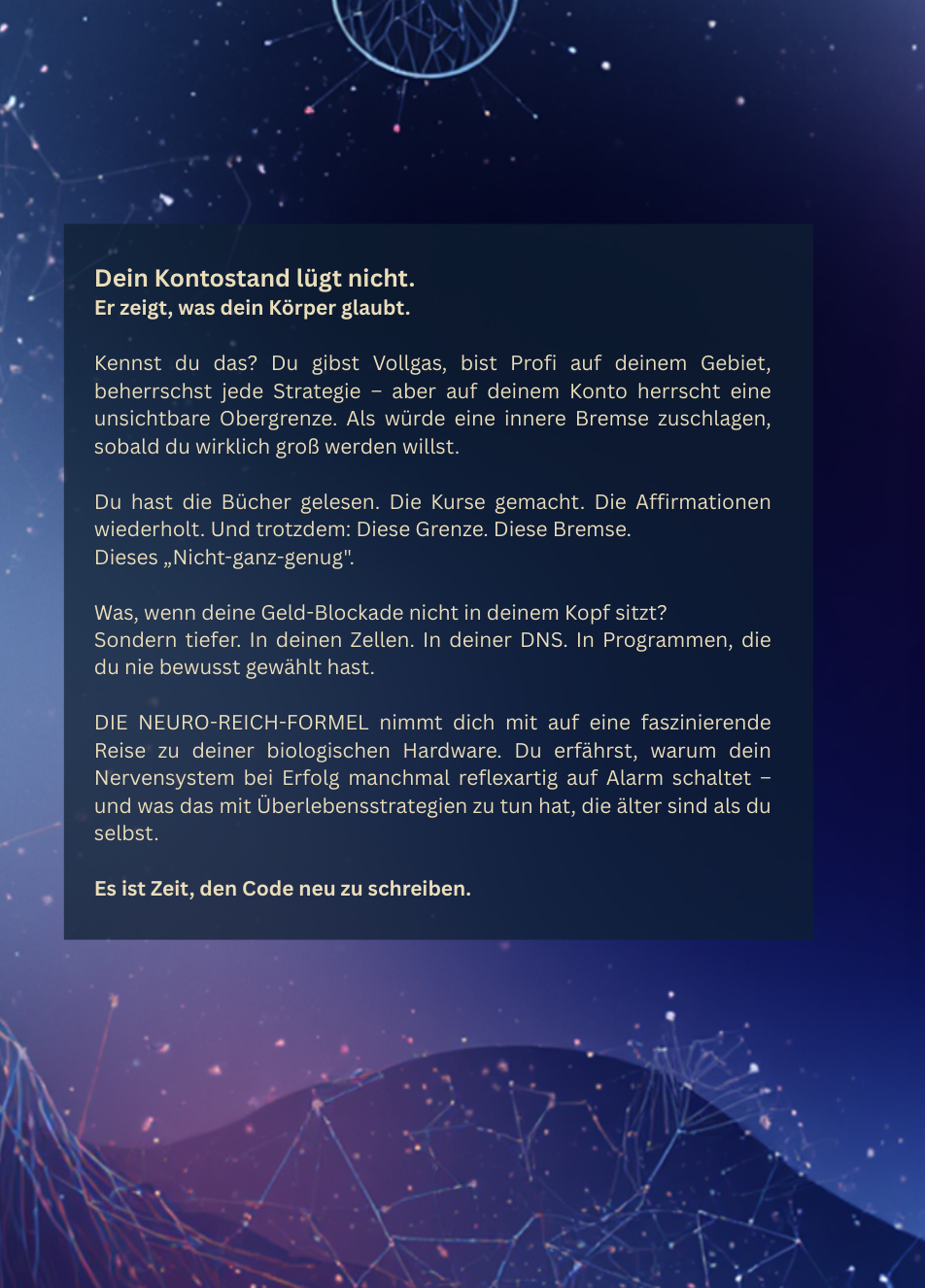 HUMAN CODE: Selbstsabotage ist kein Charakterproblem – Buchcover