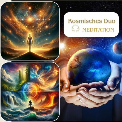 Kosmisches Duo – Produktbild der Audio-Hypnose