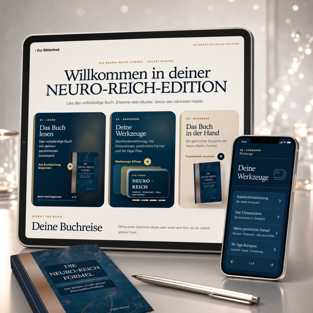Die Neuro-Reich-Formel – Interaktive Sonderedition – Einblick in Reader und interaktive Funktionen