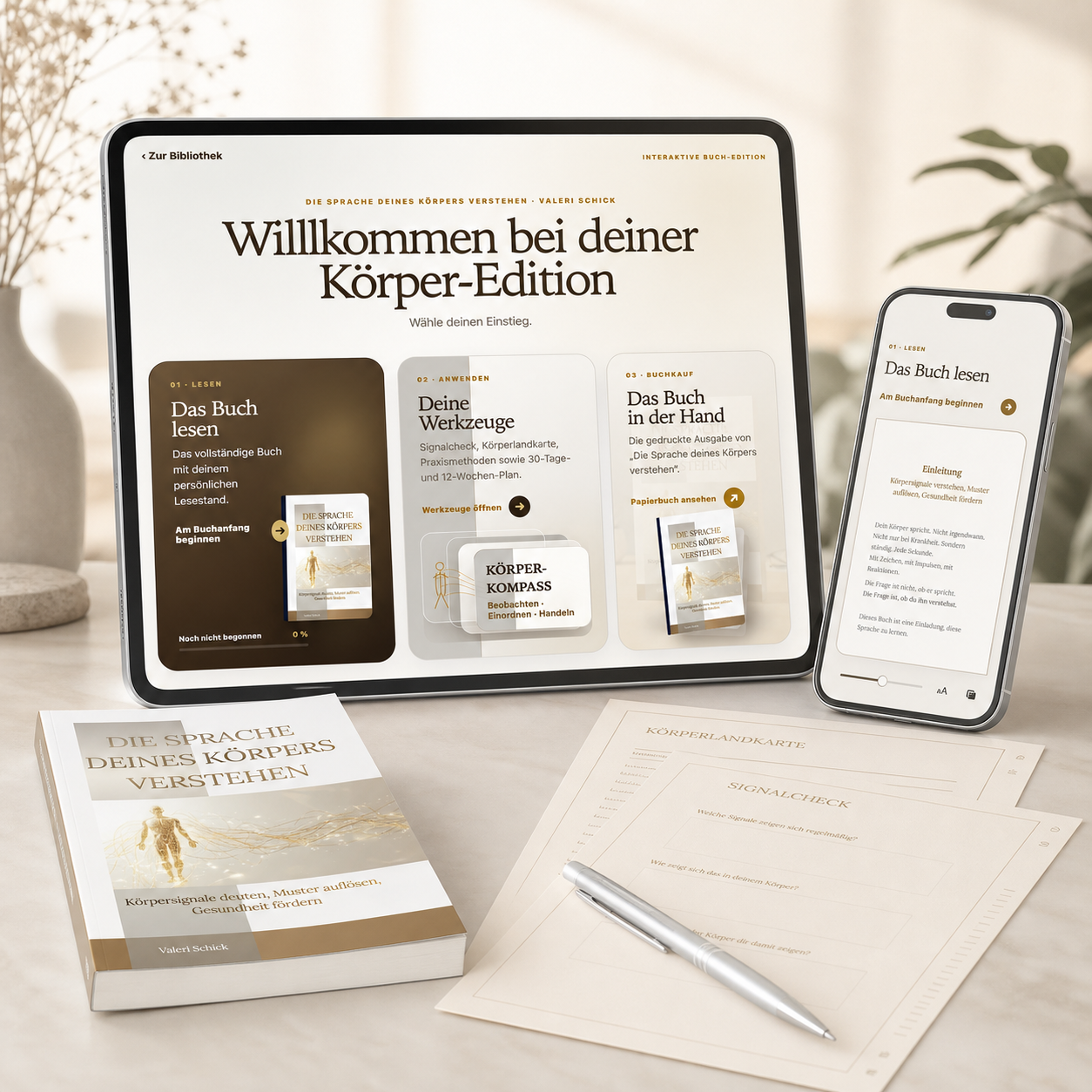 Interaktive Sonderedition Die Sprache deines Körpers verstehen mit Körper-Kompass und Arbeitsmaterial