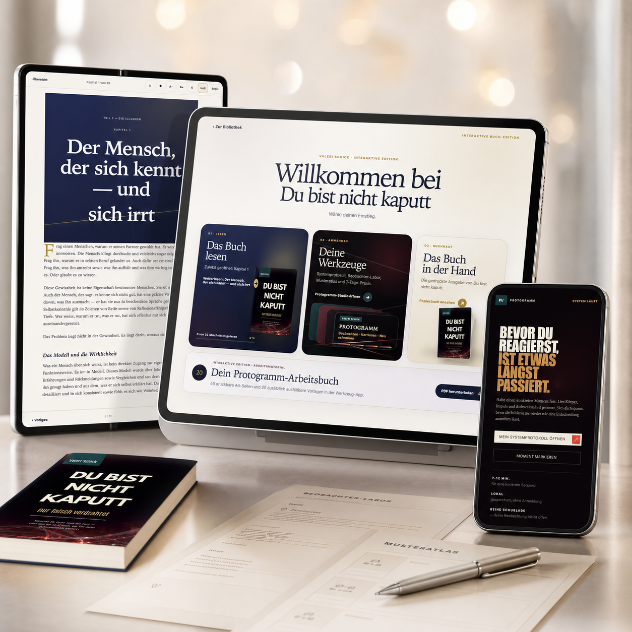 Interaktive Sonderedition Du bist nicht kaputt mit Reader, Protogramm und Arbeitsmaterial