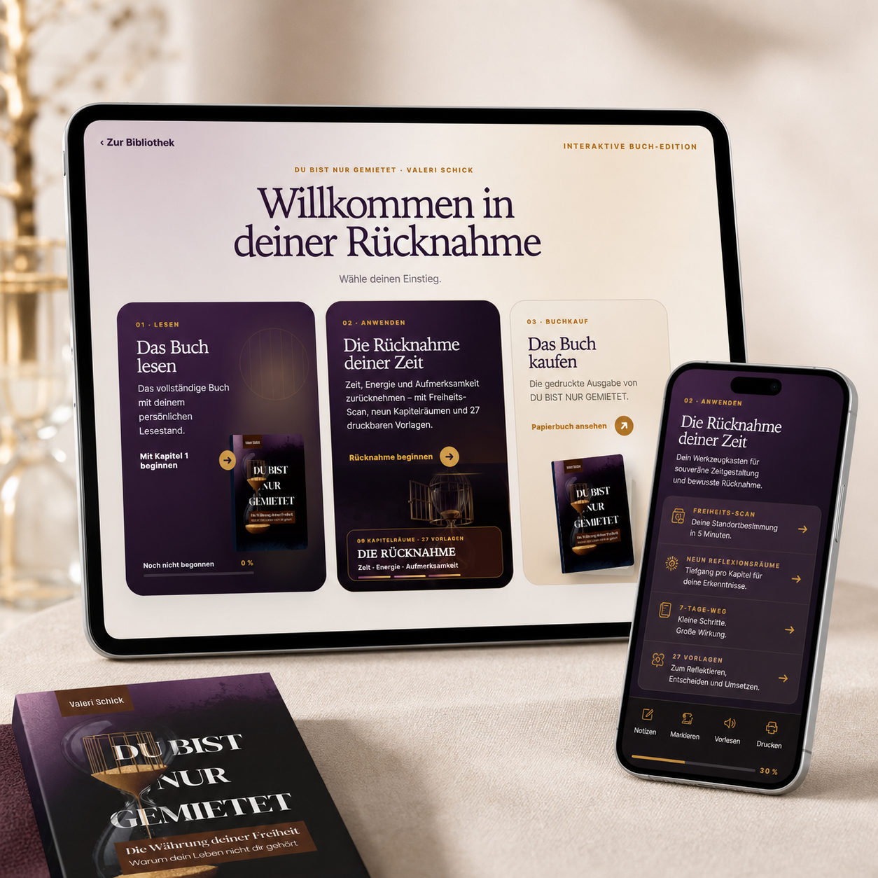 Du bist nur gemietet – Interaktive Sonderedition – Einblick in Reader und interaktive Funktionen