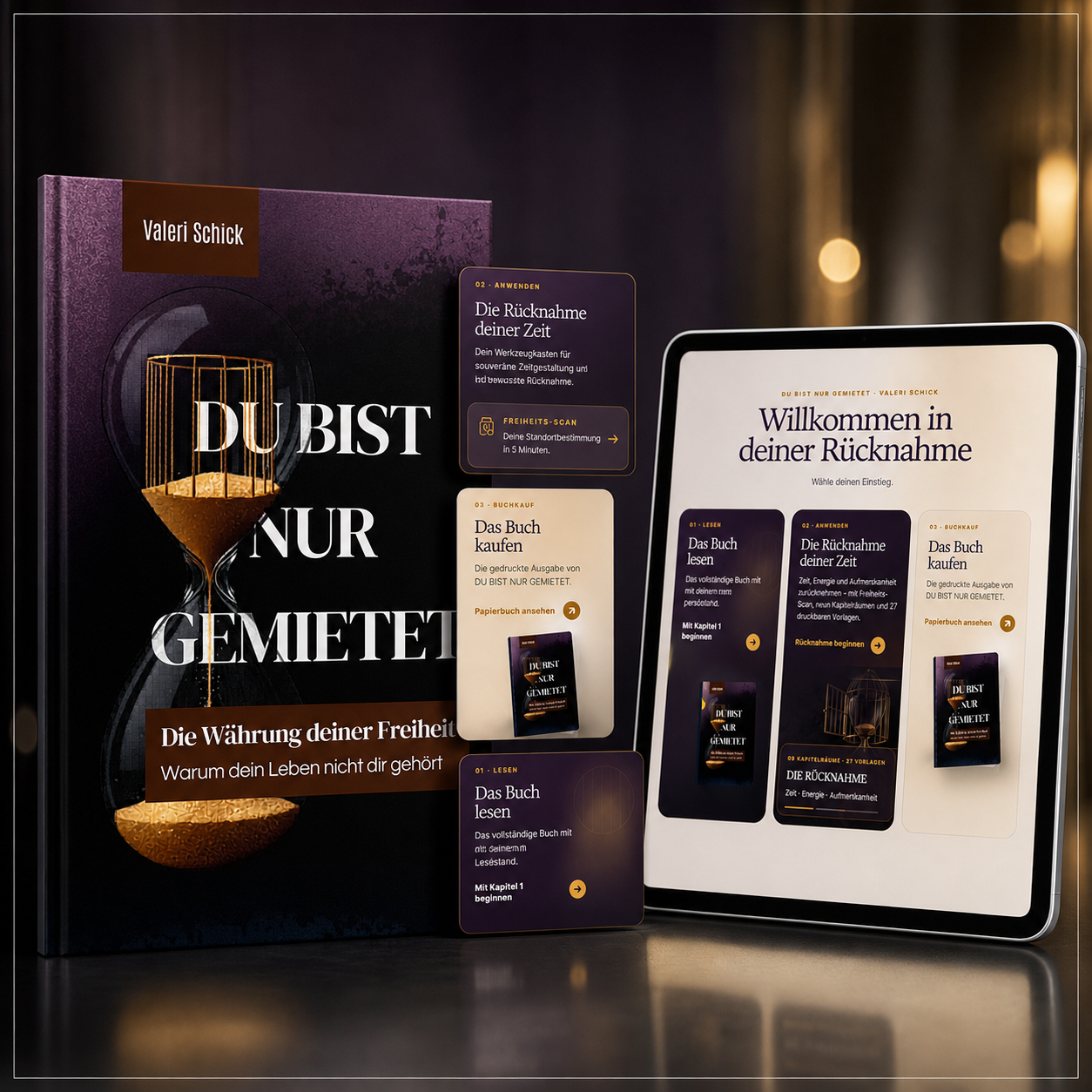 Du bist nur gemietet – Interaktive Sonderedition mit Buchcover, Reader und digitalen Reflexionsräumen