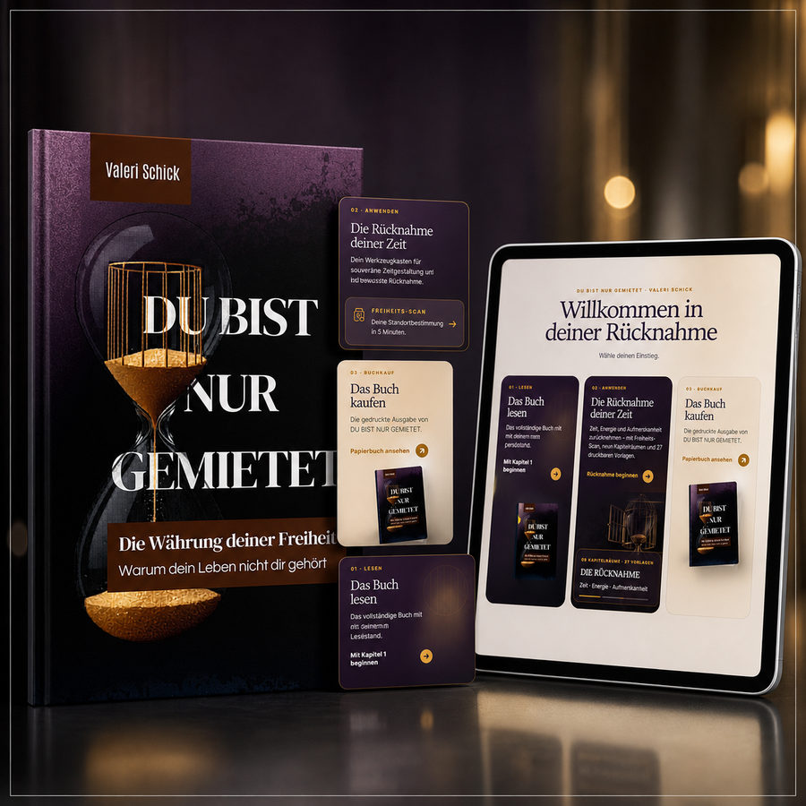 Du bist nur gemietet – Interaktive Sonderedition mit Buchcover, Reader und digitalen Reflexionsräumen