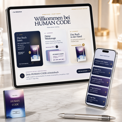 HUMAN CODE – Interaktive Sonderedition – Einblick in Reader und interaktive Funktionen