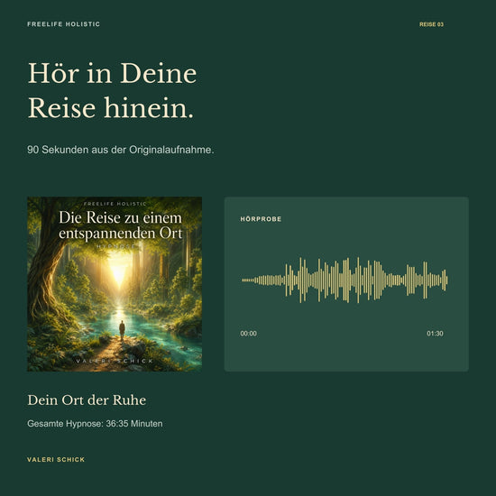 90 Sekunden Hörprobe mit dem neuen Hypnose-Cover.
