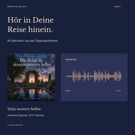 90 Sekunden Hörprobe mit dem neuen Hypnose-Cover.