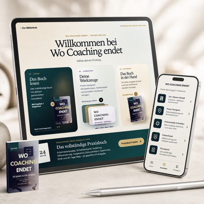 Wo Coaching endet – Interaktive Sonderedition – Einblick in Reader und interaktive Funktionen